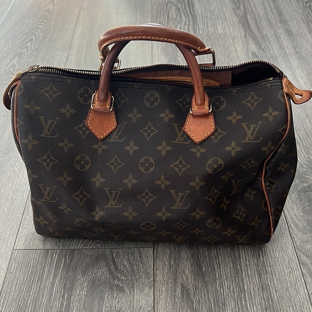 Louis Vuitton Speedy 30 Monogram purse classic LV monogram handbag π― authentic - Picture 1 of 10